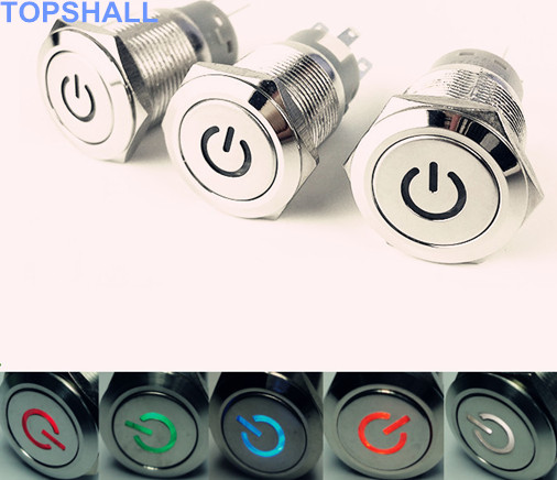 帶燈金屬按鈕開關(guān)