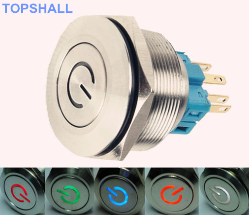 30mm帶燈金屬按鈕開(kāi)關(guān)