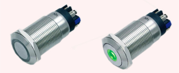 19mm帶燈金屬按鈕