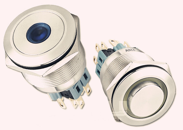 30mm帶燈金屬按鈕