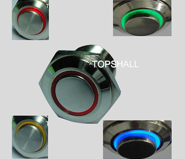 16mm防水金屬按鈕